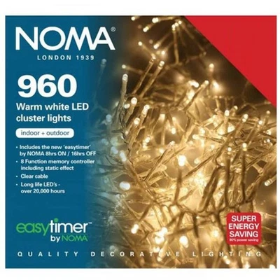 NOMA 960 Multi Function Cluster LED Lights, Warm White