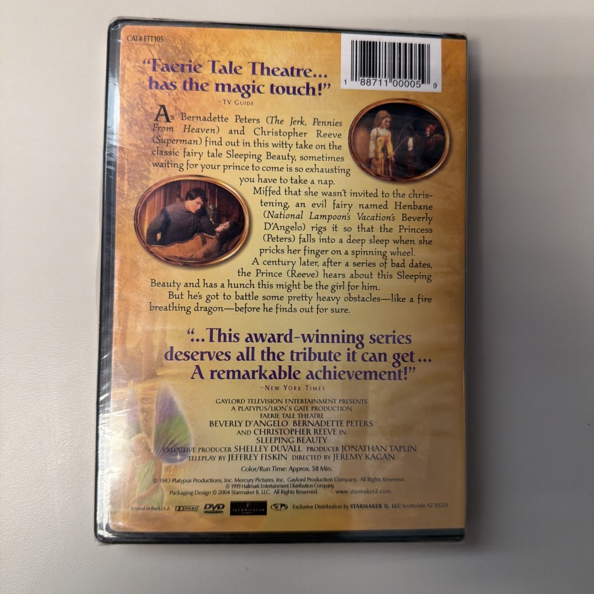 Faerie Tale Theatre - Sleeping Beauty (DVD 2004) BRAND NEW