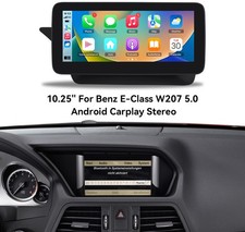 f&uuml;r MERCEDES BENZ E KLASSE W207 A207 10,2" GPS Navi Wifi Carplay Autoradio 128GB