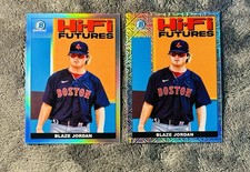 Blaze Jordan 2022 Bowman Chrome Hi-Fi Futures Mojo Refractor & Silver Refractor