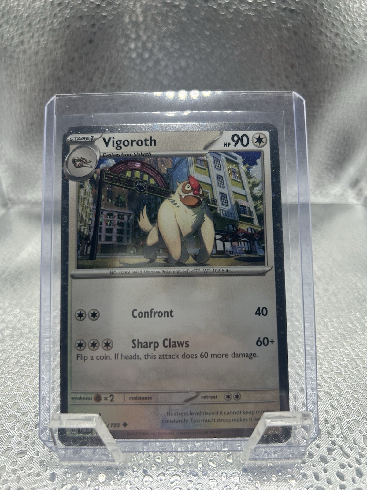 Vigoroth 161/193 Cosmos Holo Pokemon Card