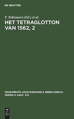 Tollenaere Claes - Het Tetraglotton van 1562 2 - New hardback or case - X555z