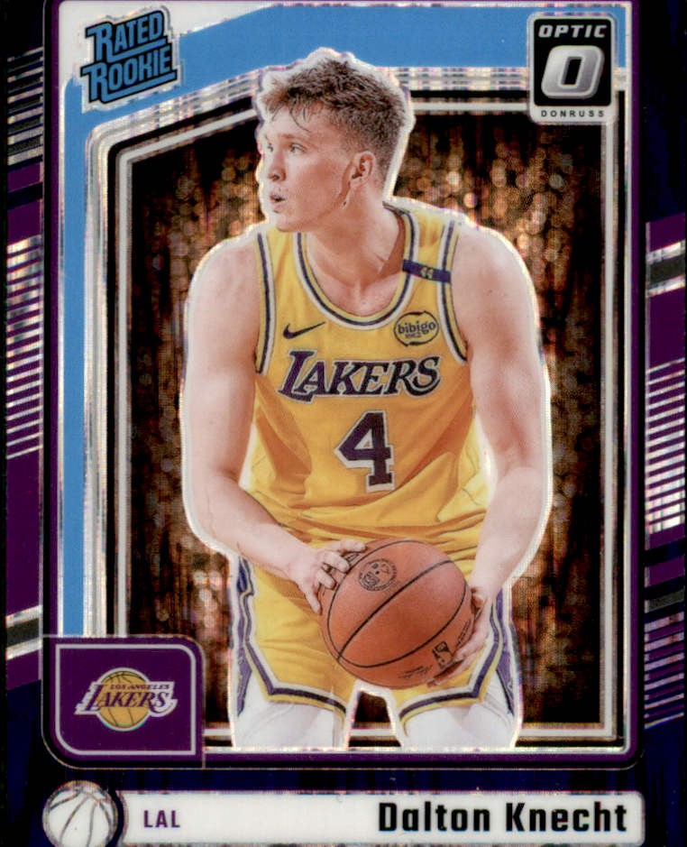 2024-25 Donruss Optic #256 Dalton Knecht Purple Shock