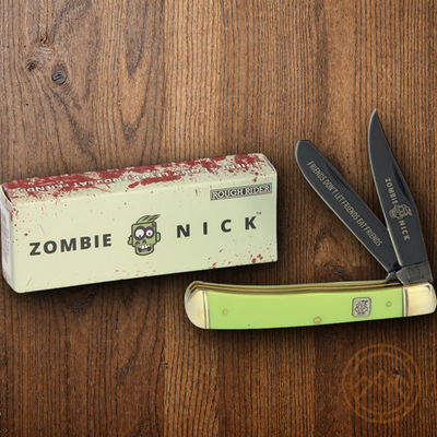 Rough Ryder Zombie Nick Trapper Pocket Knife Stainless Steel