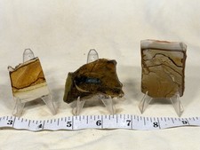 Morrisonite, Chicken Track, Owyhee Picture Jasper Slabette Set, Lot #419