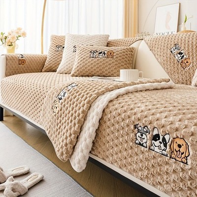 Washable sofa cover, pillowcase, anti-slip decoration for sofa seat cushion