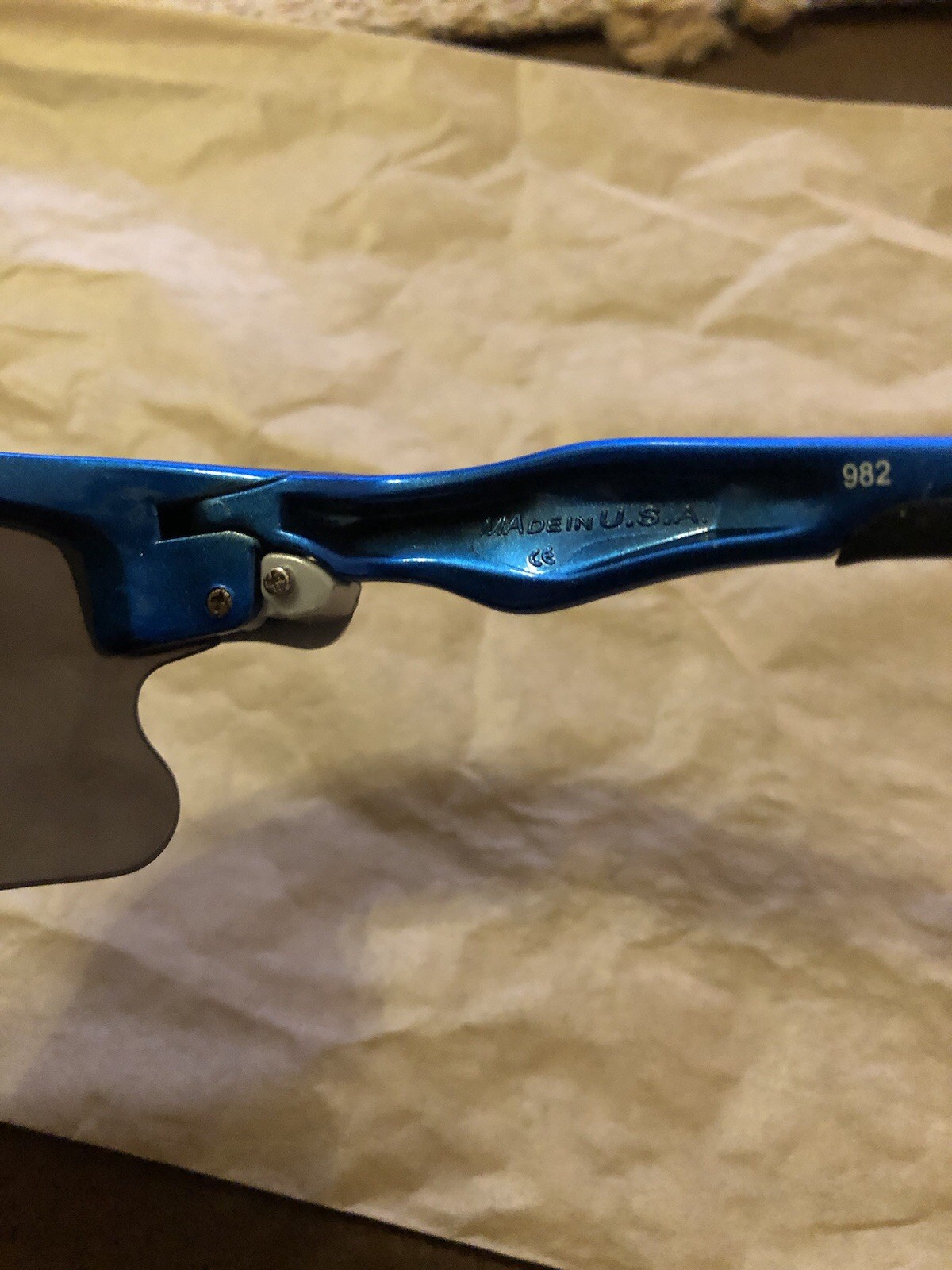 Oakley Fast Jacket - Blue Frames With Some Silver - image 7