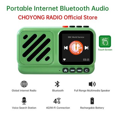 Choyong Voyager Bluetooth Speaker(Global version) Wireless Internet Radio with