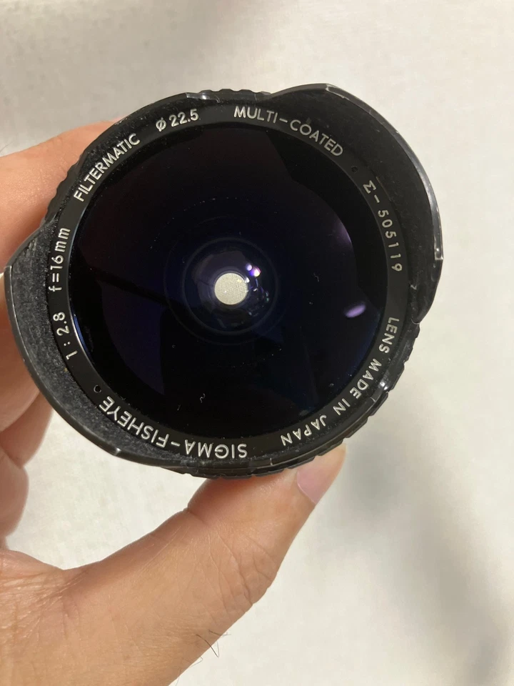 Rera C/Y Mount [ Almost MINT ] Sigma Fisheye 16mm f/2.8 Filtermatic MC JPN #2304 - Image 4 of 4