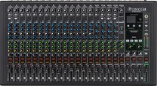 Mackie ONYX24 24-Channel Analog Mixer w/ Multi-Track USB/3-Band EQ Bluetooth