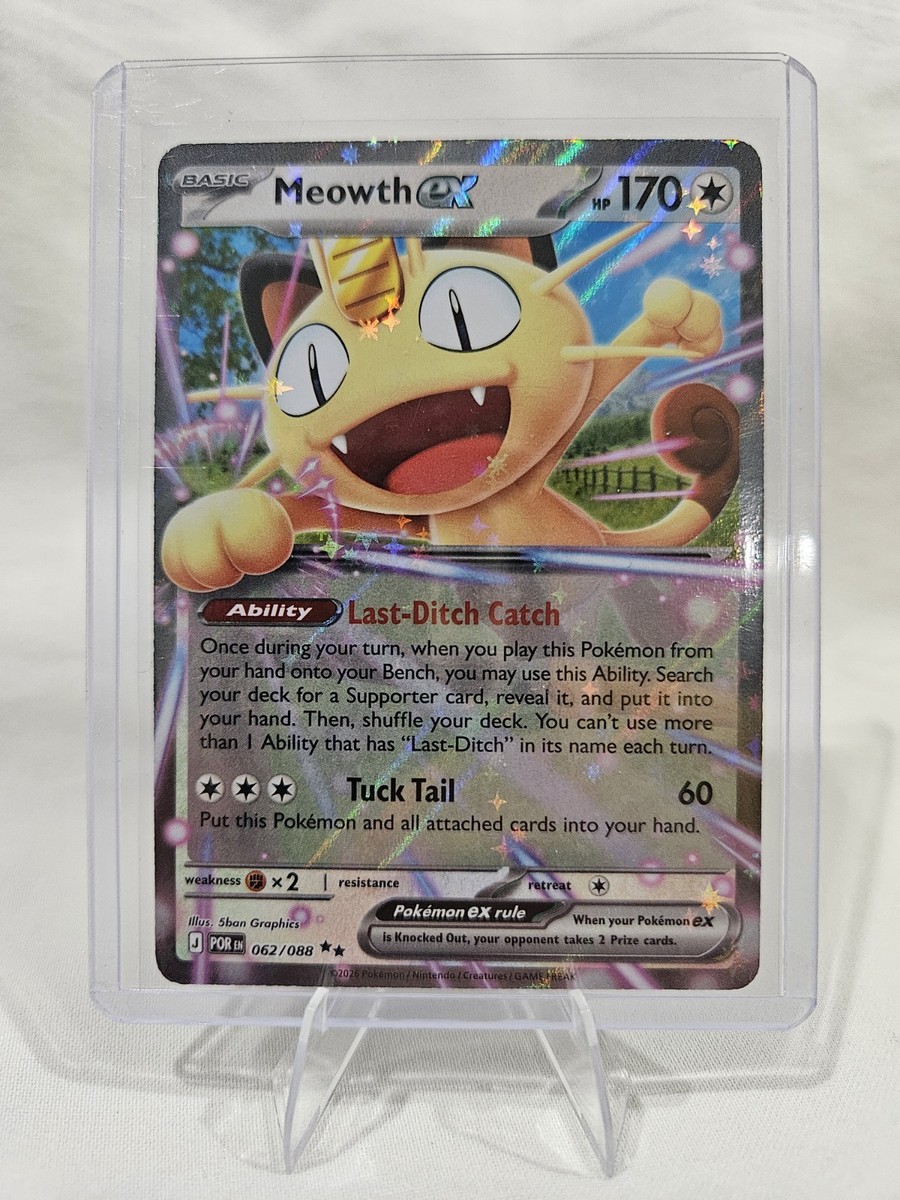 ニャースex PSA10 /Meowth EX Special Art Rare PSA 10 Meowth ex SAR 114/080 Munikis Nihil Zero M3 Pokemon Card