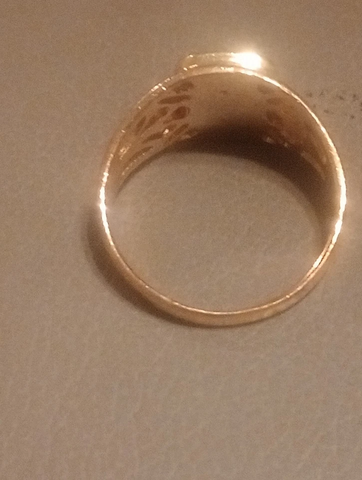 Мужское кольцо с черным ониксом бижутерия - Изображение 4 из 4