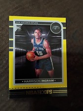 2024-25 Panini NBA Hoops Rookie Harrison Ingram #278 Yellow Flood (RC) (LB)