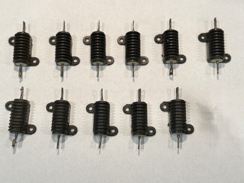 Lot of 11 Dale Resistors, Authentic, Ghostbusters Proton Pack parts - NR!