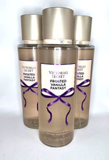 VICTORIA'S SECRET FROSTED VANILLA FANTASY BODY MIST 8.4 FL OZ EACH 3 PIECES 