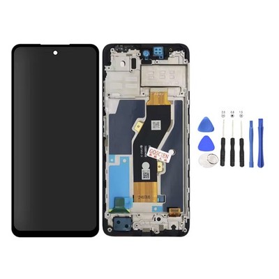 Für Infinix Hot 40i X6528B LCD Display mit Rahmen Touchscreen Bildschirm
