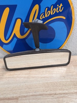 VW MK1 Mk2 Jetta Rabbit Scirocco Roof Interior Rear View Mirror OEM Black