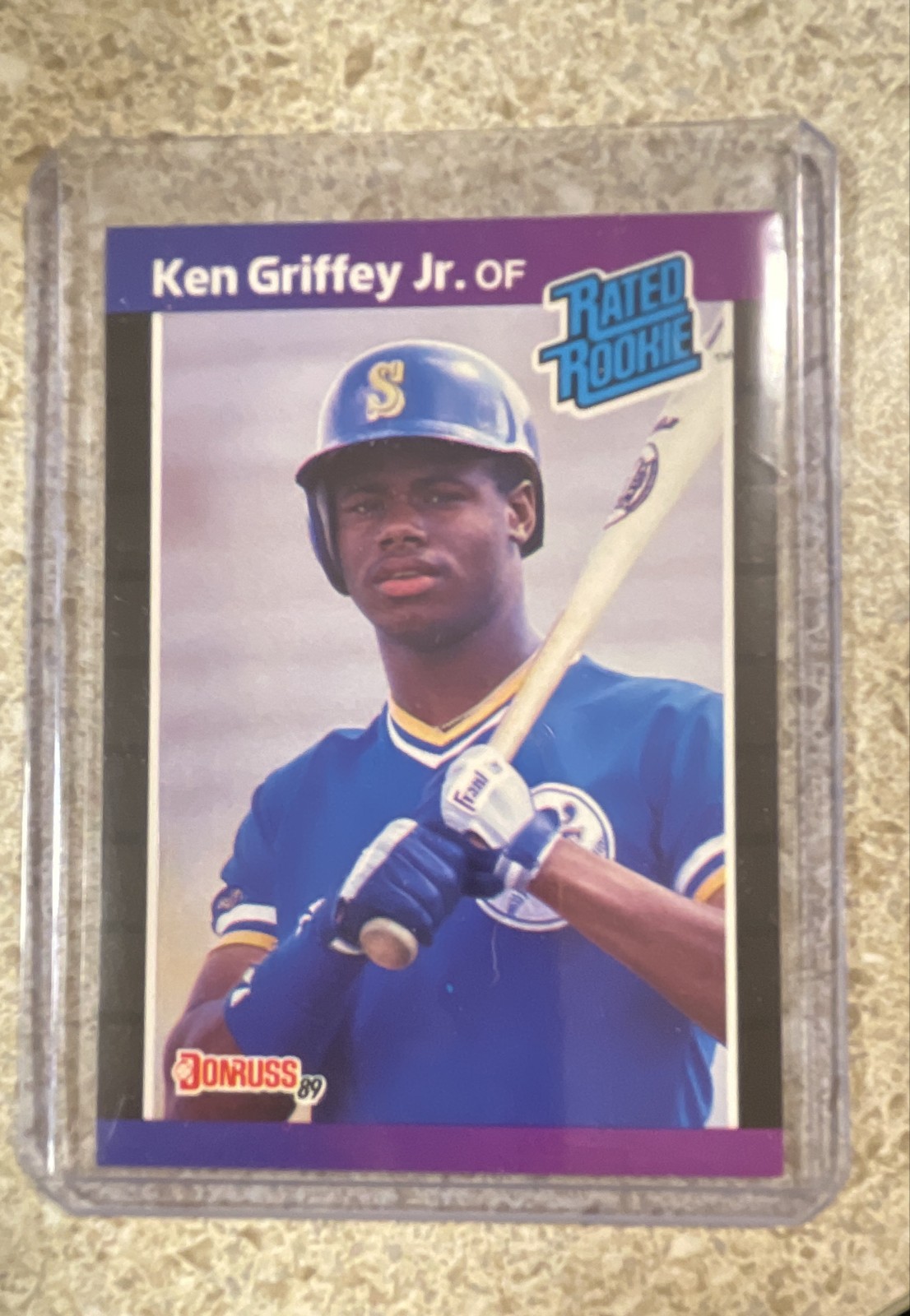 1989 Donruss - Rated Rookie Ken Griffey Jr #33 *Denotes on Back (RC)