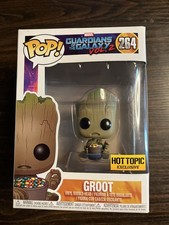 Funko Pop! Vinyl: Marvel - Groot (w/ Candy Bowl) - Hot Topic (Exclusive) #264