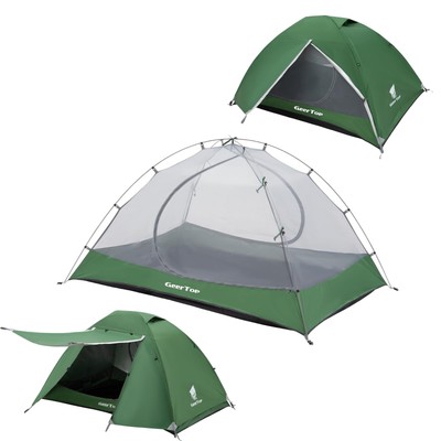 Ultralight Backpacking Tent 2 Person Waterproof Camping Tent 2 Man Double Wal...