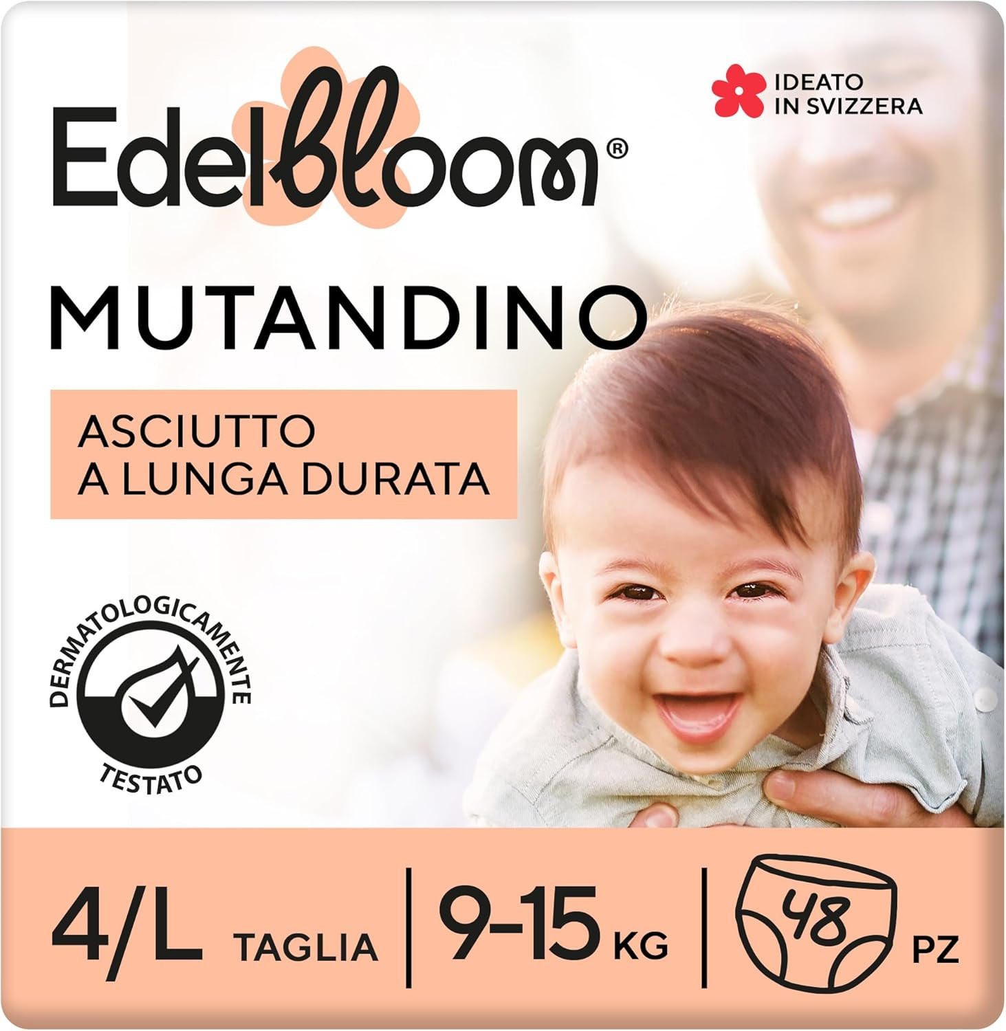 Pannolini a Mutandina 9-15kg Premium - 48 Pezzi per Pelle Delicata
