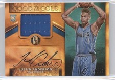 2015-16 Panini Gold Standard Good as Gold 36/99 Justin Anderson #11 Auto 1u6