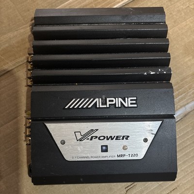 Alpine V Power MRP-T220 2-Channel Power Car Amp Amplifier 