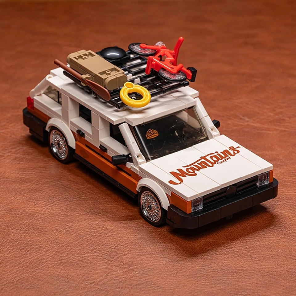 Kit de bloques de construcción para auto cámper dOMOb Quantum – Juego de bloques de construcción de 457 piezas Foto 4 de 4