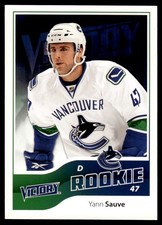 2011-12 Upper Deck Victory Yann Sauve Rookie Vancouver Canucks #248