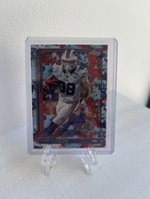 2025 Topps Chrome Dawson Knox Team Camo Variation SSP Buffalo Bills