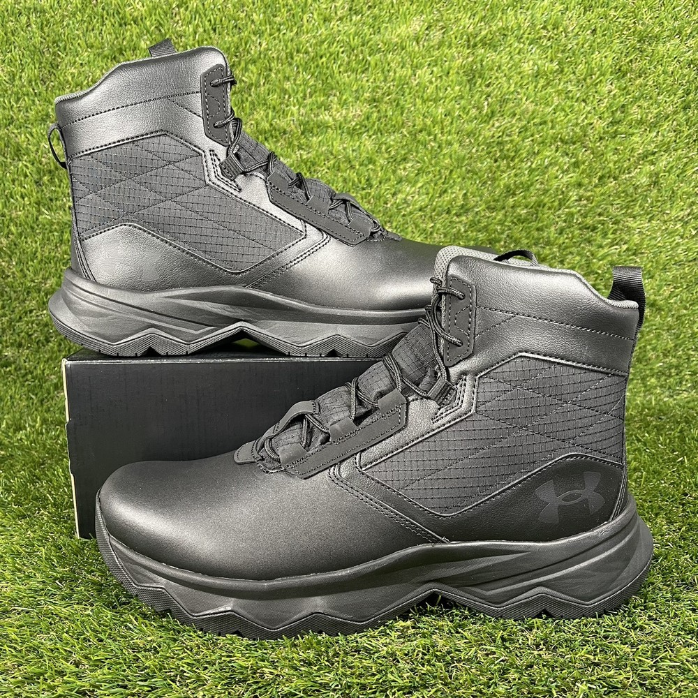Under Armour Mens UA Stellar G2 6-Inch Tactical Duty Boots Black Size 11