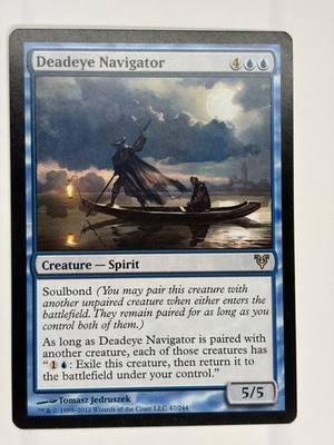 Magic the Gathering - Avacyn Restored - Deadeye Navigator 47/244 - Commander