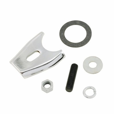 SB Chevy Distributor Clamp & Gasket Kit Hold Down Race Style BB SBC BBC HEI V8