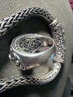 Samuel Benham BJC Sterling Silver 18Karat Gold Garnet stone Bracelet Ring Lot-NR — photo 6