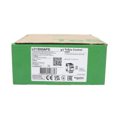 SCHNEIDER ELECTRIC LC1D50AFD POWER CONTACTOR LC1D