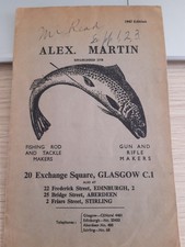 ALEX. MARTIN Vintage Fishing Tackle Catalogue 1947.