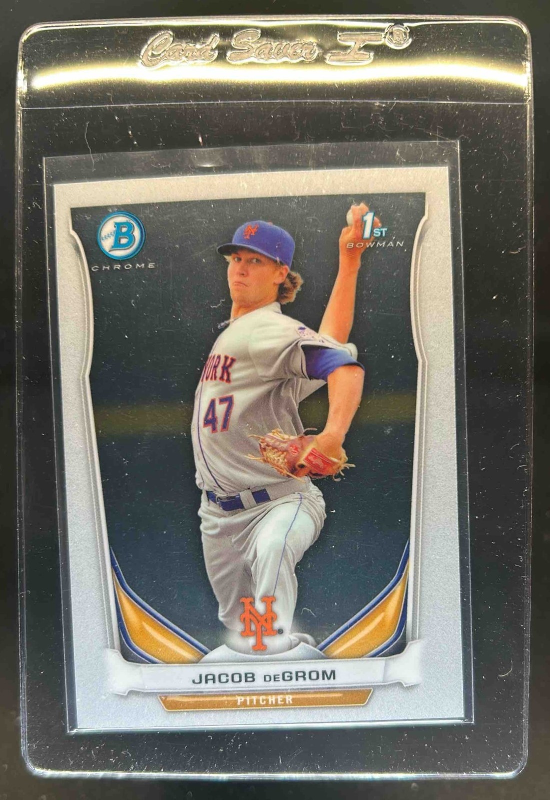 2014 Bowman Jacob deGrom Chrome Prospects Rookie RC #BCP73 Mets