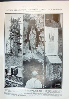 Alte 1910 Barnstaple Kirche Grotte Spalding Hyatt Gaskell Knutsford Cr 20th