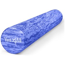 Yes4All EVA Firm Foam Round Back Roller, Exercise or Yoga, 36", Open Box