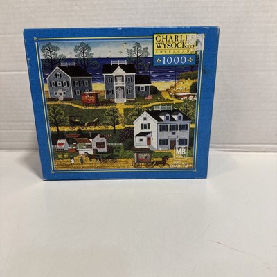 Charles Wysocki Art Puzzle ... Gull's Nest ... Cape Cod Lobster ... Used