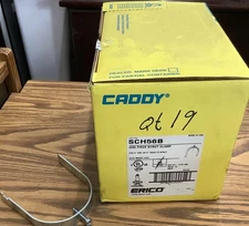 (Box Of 19) ERICO CADDY SCH56B Strut Clamp Steel For 3” EMT Or 3” RIGID to STRUT
