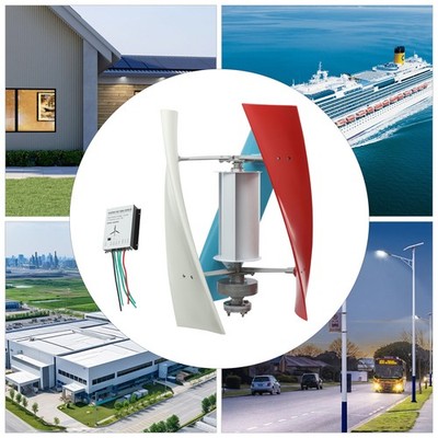100 W Wind Turbine Generator DC 12V Hybrid Controller Windmill Kit 42.65ft/s