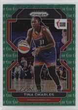2022 Panini Prizm WNBA W25 Green Prizm Tina Charles #159 5l1