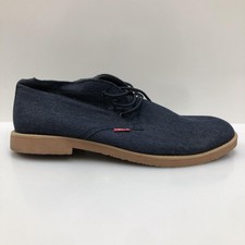 Zapatos Levi's Chukka Para Hombre Talla 13 Azul Denim Textil Con Cordones Informales 51801609U