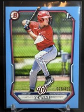 2026 Bowman Baseball Prospects Coy James, Washington Nationals Sky Blue 143/499
