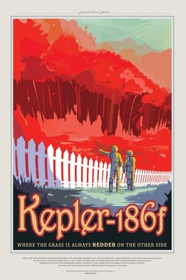 Kepler 186f NASA Space Travel Cool Wall Decor Art Print Poster 12x18