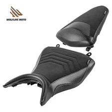 WOLFLINE Moto Comfort Passenger Driver Seat For Yamaha MT-03 YZF-R3 2015-2024