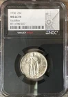 1930 Standing Liberty Quarter 25C NGC MS66 FH Full Head Philadelphia