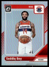 Saddiq Bey 2024-25 Donruss Optic #57 Wizards Insert ? SEE SCAN! FREE SHIP