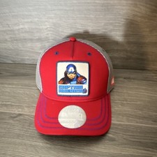 Marvel Avengers Captain America Red/Gray Mesh Back Trucker Snapback Hat Cap